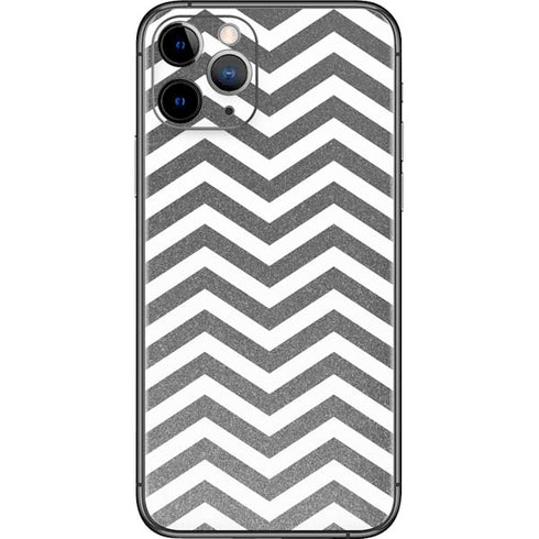 Silver Chevron iPhone 11 Pro Skin