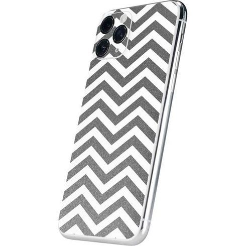 Silver Chevron iPhone 11 Pro Skin