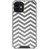 Silver Chevron iPhone 12 Clear Case