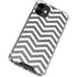 Silver Chevron iPhone 12 Clear Case
