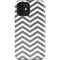 Silver Chevron iPhone 12 Impact Case