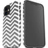 Silver Chevron iPhone 12 Impact Case
