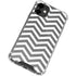 Silver Chevron iPhone 12 Mini Clear Case
