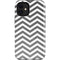 Silver Chevron iPhone 12 Mini Impact Case