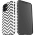 Silver Chevron iPhone 12 Mini Impact Case
