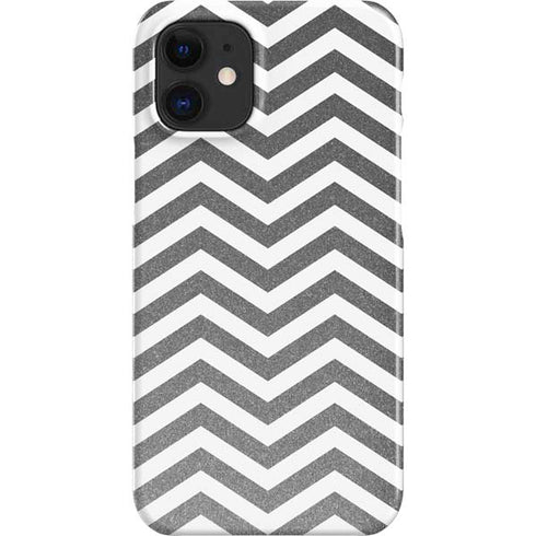 Silver Chevron iPhone 12 Mini Lite Case