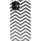 Silver Chevron iPhone 12 Mini Lite Case
