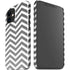 Silver Chevron iPhone 12 Mini Lite Case