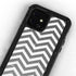 Silver Chevron iPhone 12 Mini Waterproof Case