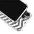 Silver Chevron iPhone 12 Pro Clear Case