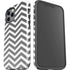 Silver Chevron iPhone 12 Pro Max Impact Case