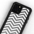 Silver Chevron iPhone 12 Pro Waterproof Case