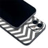 Silver Chevron iPhone 12 Skin