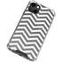 Silver Chevron iPhone 13 Mini Clear Case