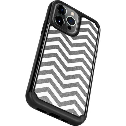 Silver Chevron iPhone 13 Pro Cargo Case