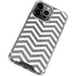 Silver Chevron iPhone 13 Pro Clear Case
