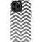 Silver Chevron iPhone 13 Pro Max Impact Case