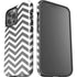 Silver Chevron iPhone 13 Pro Max Impact Case