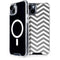 Silver Chevron iPhone 14 MagSafe Case