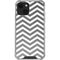 Silver Chevron iPhone 14 Plus Clear Case