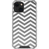 Silver Chevron iPhone 14 Plus Clear Case