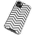 Silver Chevron iPhone 14 Plus Clear Case