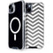 Silver Chevron iPhone 15 Plus MagSafe Case