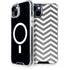 Silver Chevron iPhone 14 Plus MagSafe Case