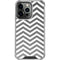 Silver Chevron iPhone 15 Pro Clear Case