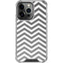 Silver Chevron iPhone 15 Pro Clear Case