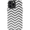 Silver Chevron iPhone 15 Pro Max Impact Case