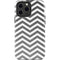 Silver Chevron iPhone 14 Pro Max Impact Case