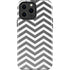Silver Chevron iPhone 15 Pro Max Impact Case