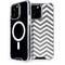 Silver Chevron iPhone 15 Pro Max MagSafe Case