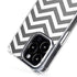 Silver Chevron iPhone 15 Pro Max MagSafe Case