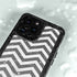 Silver Chevron iPhone 14 Pro Max Waterproof Case