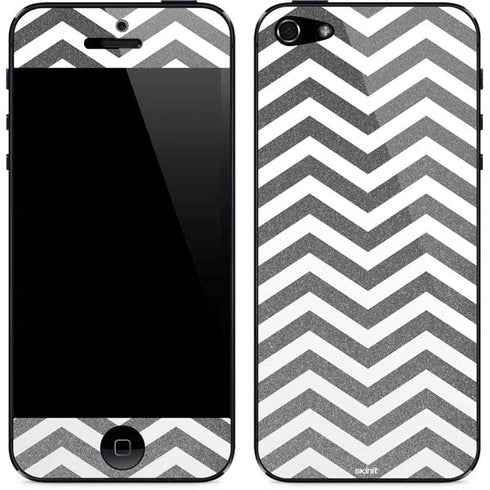Silver Chevron iPhone 5/5s/5SE Skin