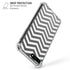 Silver Chevron iPhone 7/8 Plus Clear Case