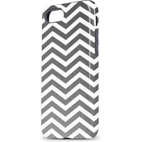 Silver Chevron iPhone 8 Pro Case