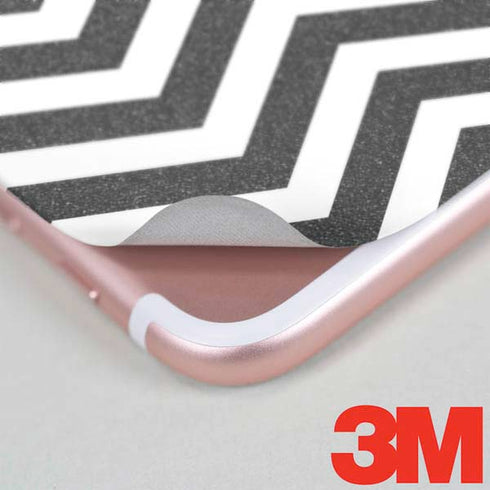 Silver Chevron iPhone 8 Skin