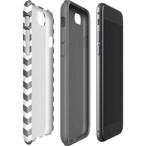 Silver Chevron iPhone SE (2nd & 3rd Gen) Pro Case