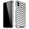 Silver Chevron iPhone XS Max Clear Case