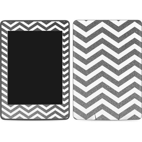 Silver Chevron Amazon Kindle Skin