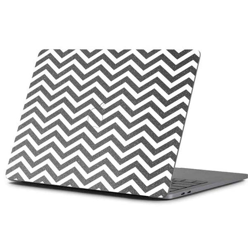 Silver Chevron Apple MacBook Pro 13-inch Skin