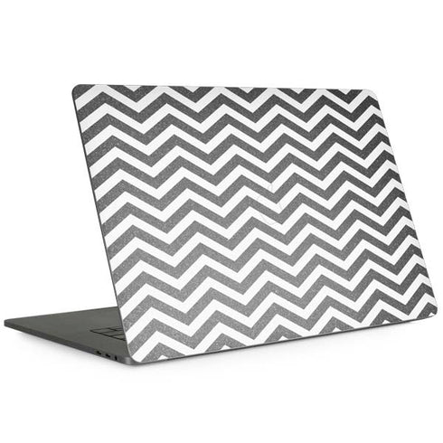 Silver Chevron Apple MacBook Pro 15-inch Skin