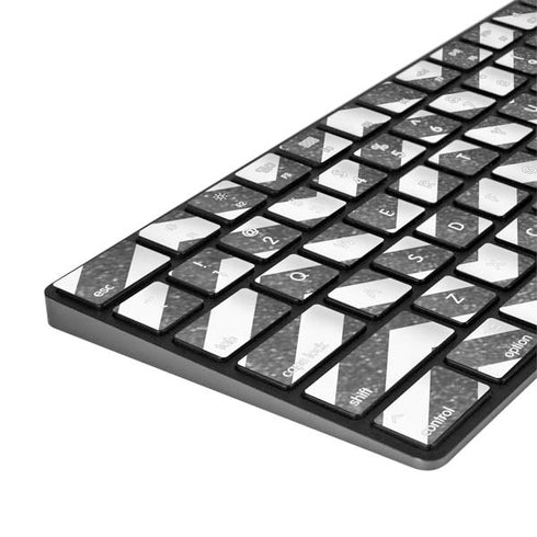 Silver Chevron Magic Keyboard with Numeric Keypad Skin