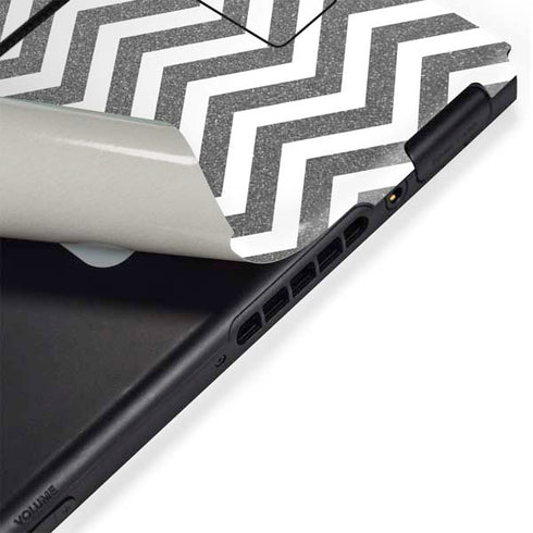 Silver Chevron Nintendo Switch Bundle Skin