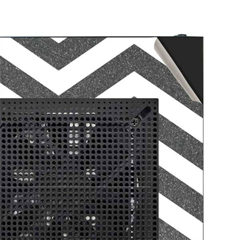 Silver Chevron NZXT H510 Compact ATX Mid-Tower Case Skin