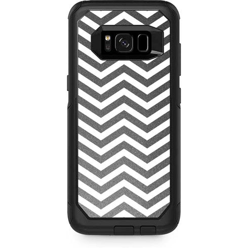 Silver Chevron Otterbox Commuter Galaxy Skin