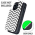Silver Chevron Otterbox Defender iPhone Skin